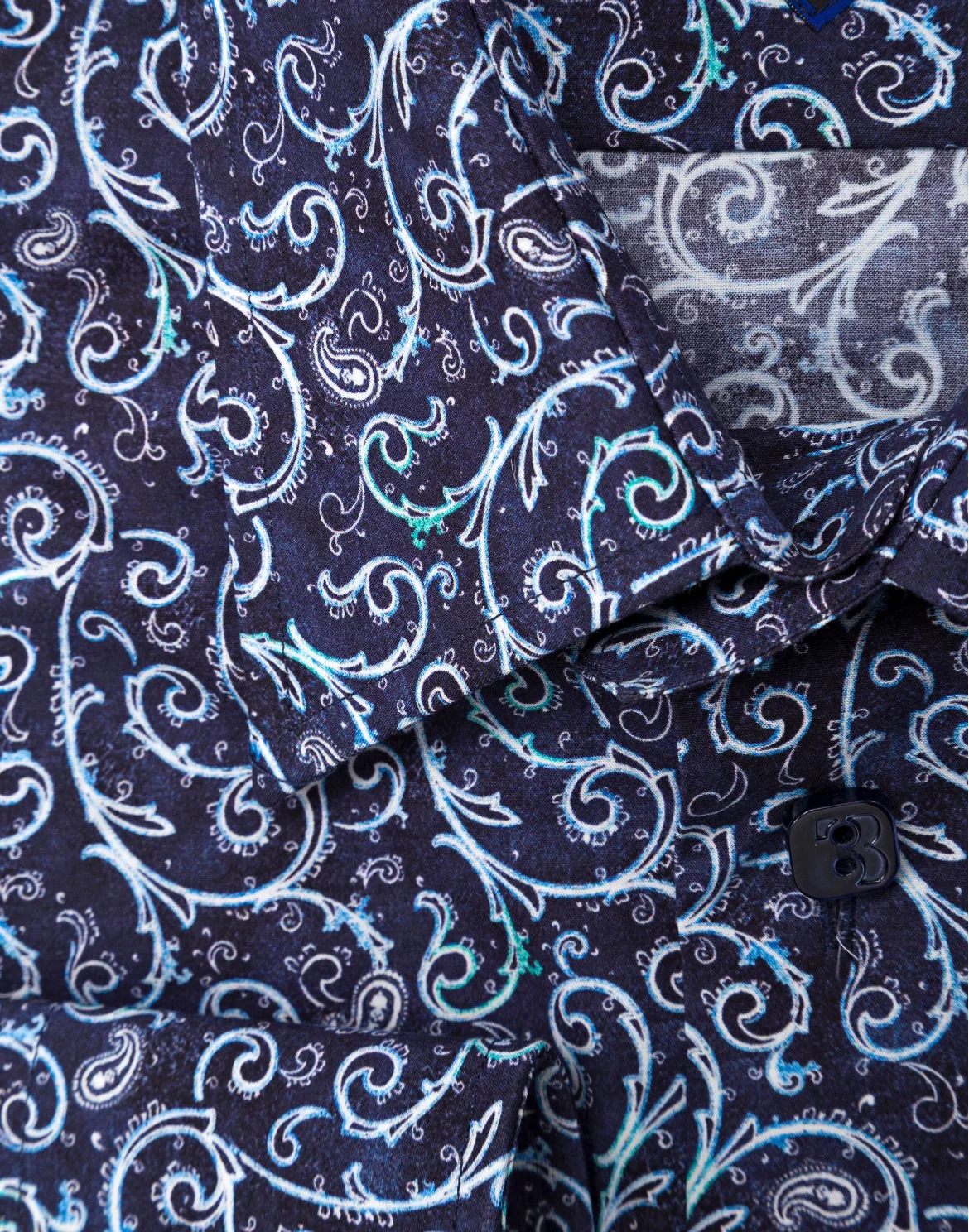 Shirt Silver Cut LS "Esteban", цвет: Синий