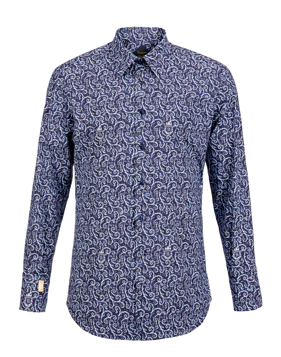 Shirt Silver Cut LS "Esteban", цвет: Синий