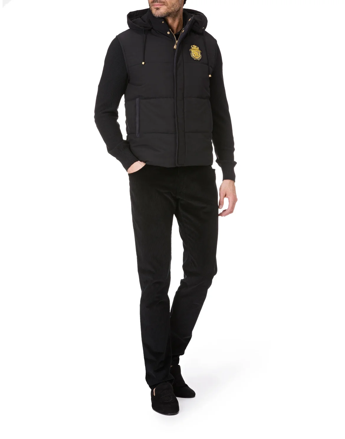 Long Trousers "Bill" - DROP SUPER SLIM, цвет: Черный
