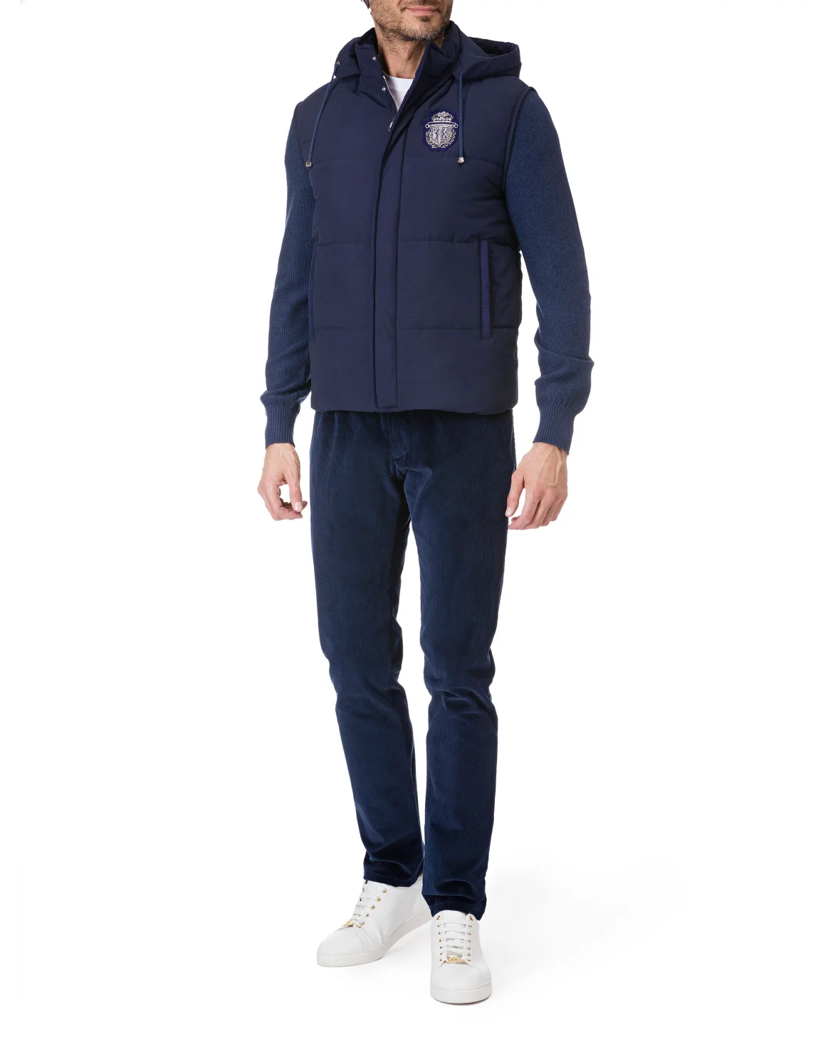 Long Trousers "Bill" - DROP SUPER SLIM, цвет: Синий