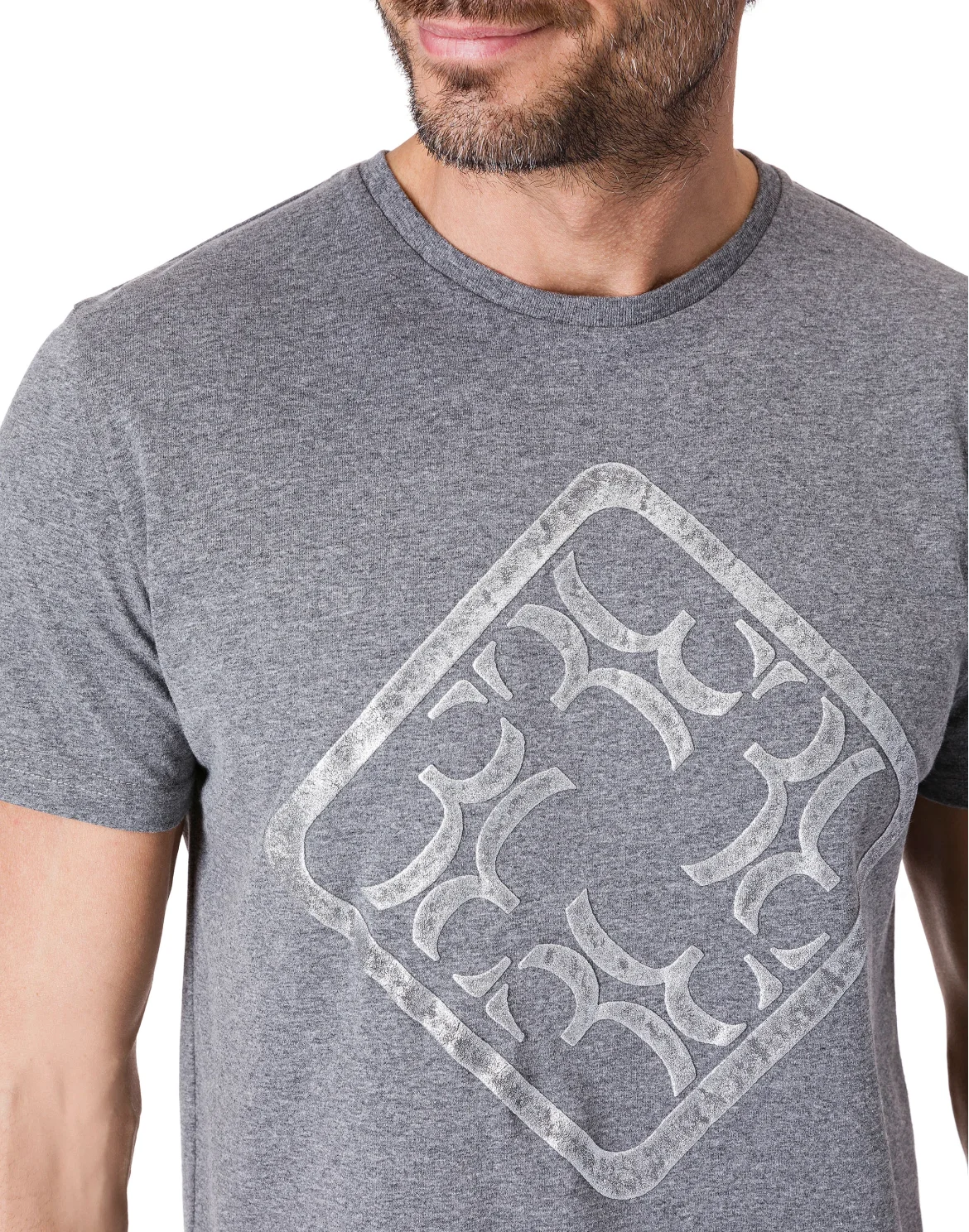 T-shirt Round Neck SS "Roger", цвет: Серый