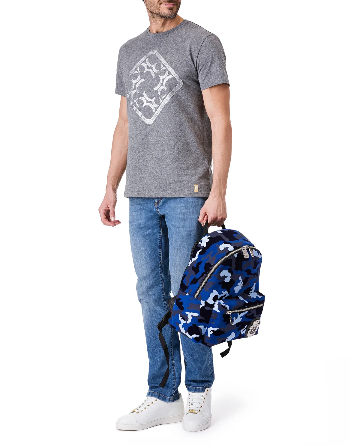 T-shirt Round Neck SS "Roger", цвет: Серый