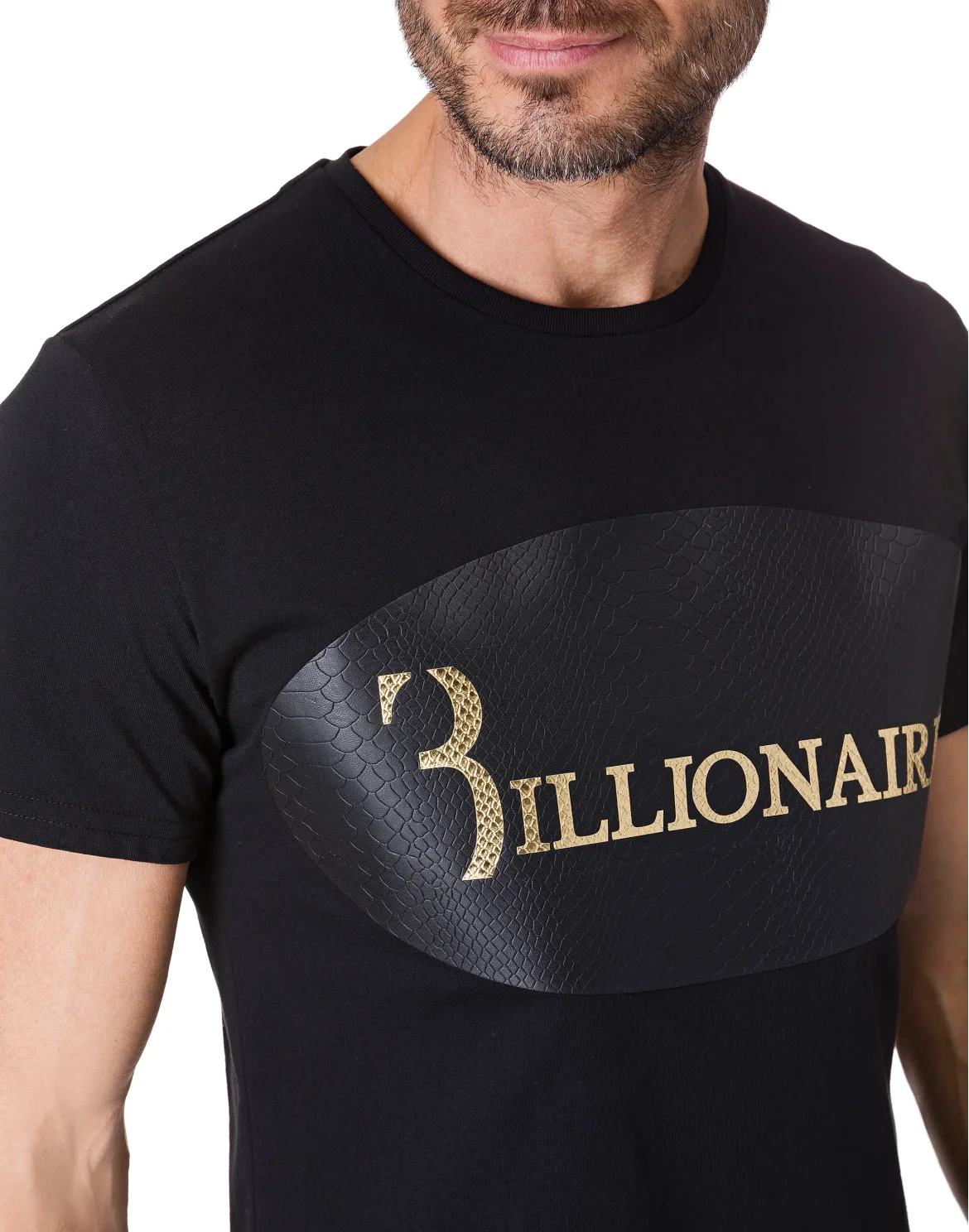 T-shirt Round Neck SS "Python", цвет: Черный