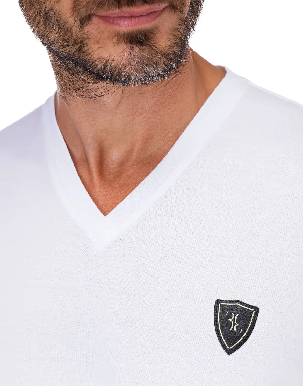 T-shirt V-Neck SS "Dionysos", цвет: Белый