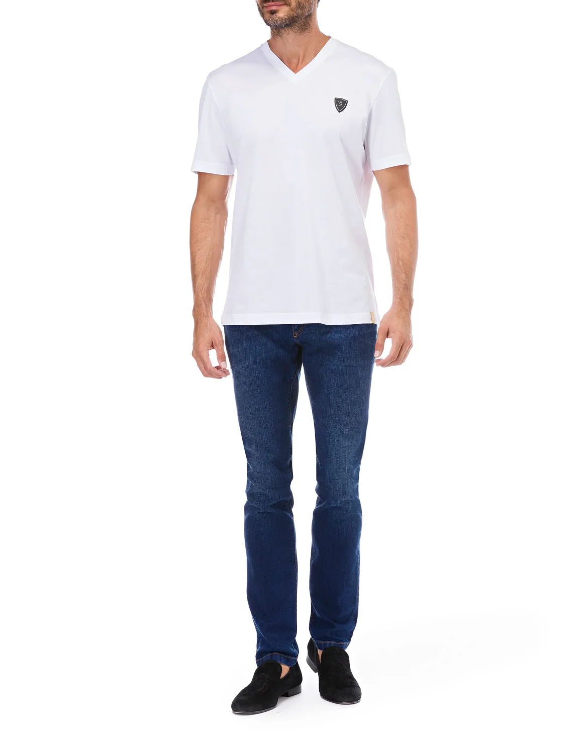 T-shirt V-Neck SS "Dionysos", цвет: Белый