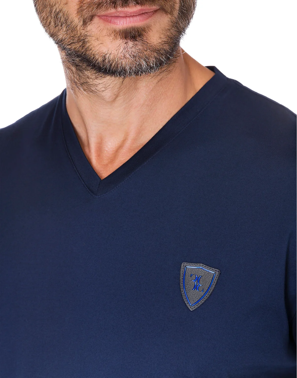T-shirt V-Neck SS "Dionysos", цвет: Синий