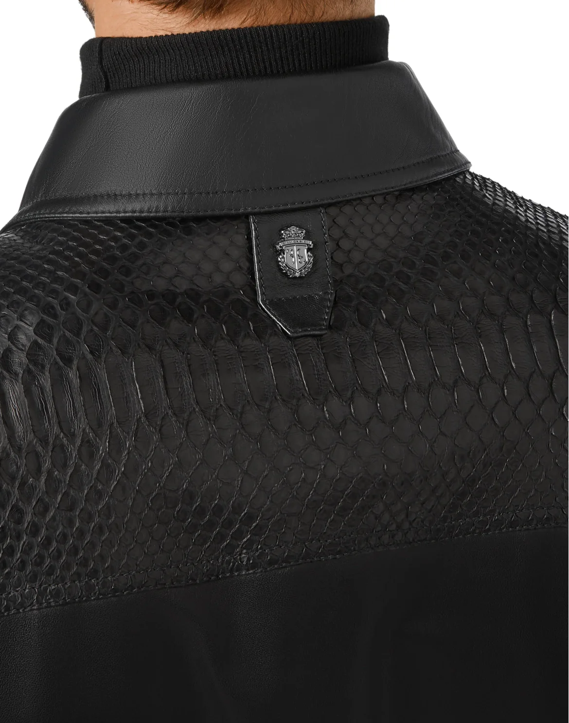 Leather Jacket Luxury, цвет: Черный