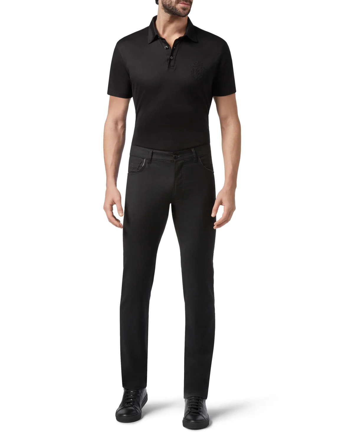 Long Trousers Regular Fit Crest, цвет: Черный