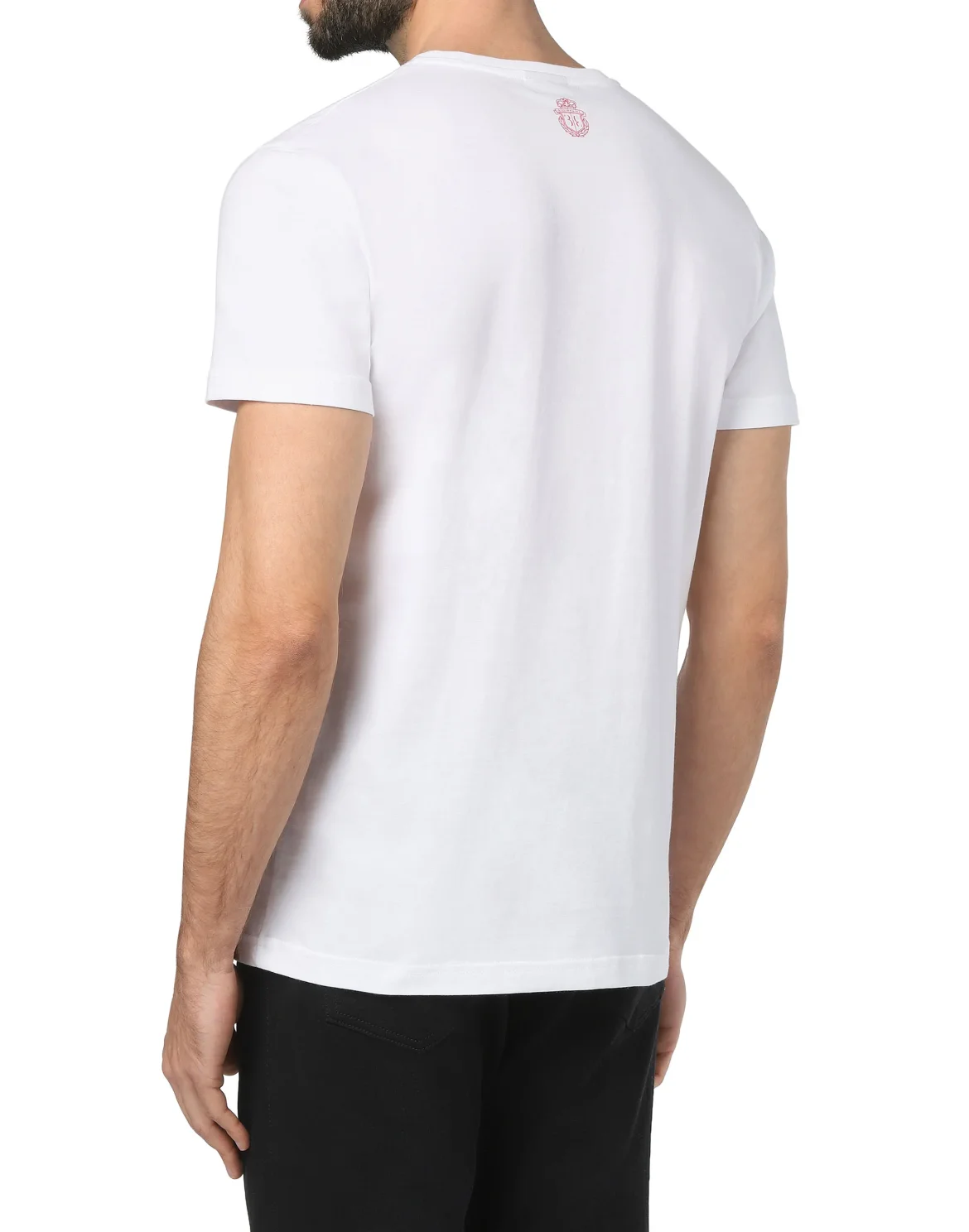 T-shirt Round Neck SS Double Lion, цвет: Белый