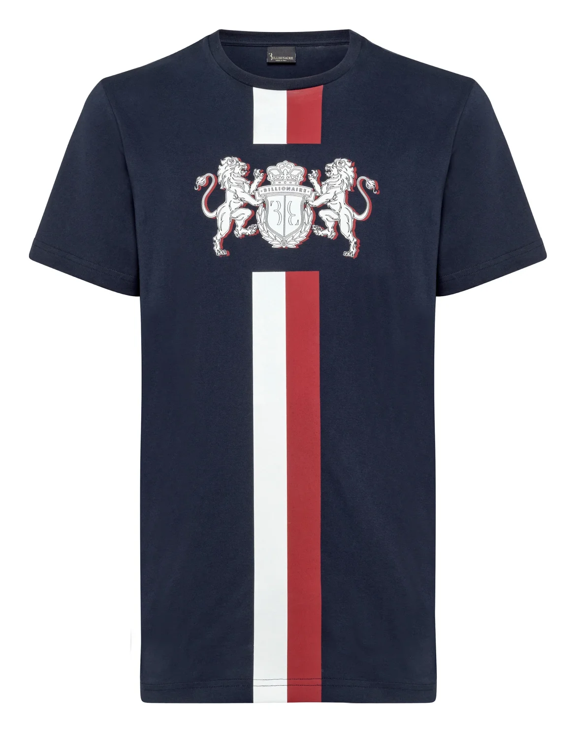 T-shirt Round Neck SS Double Lion, цвет: Синий