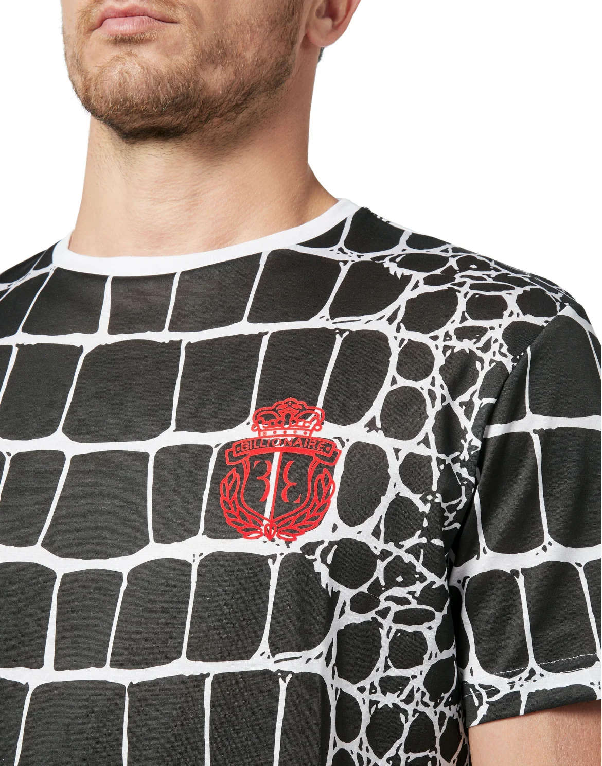 T-shirt Round Neck SS Crest, цвет: Черный