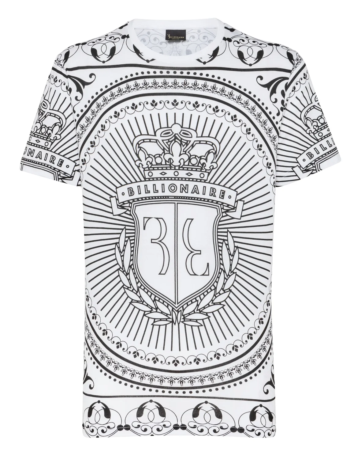 T-shirt Round Neck SS Baroque, цвет: Белый