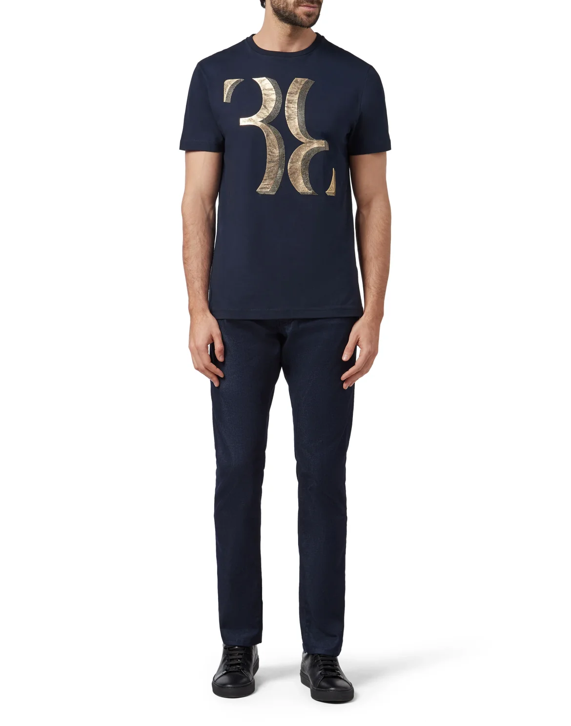 T-shirt Round Neck SS Double B, цвет: Синий