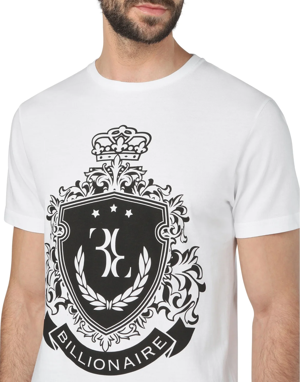 T-shirt Round Neck SS Crest, цвет: Белый