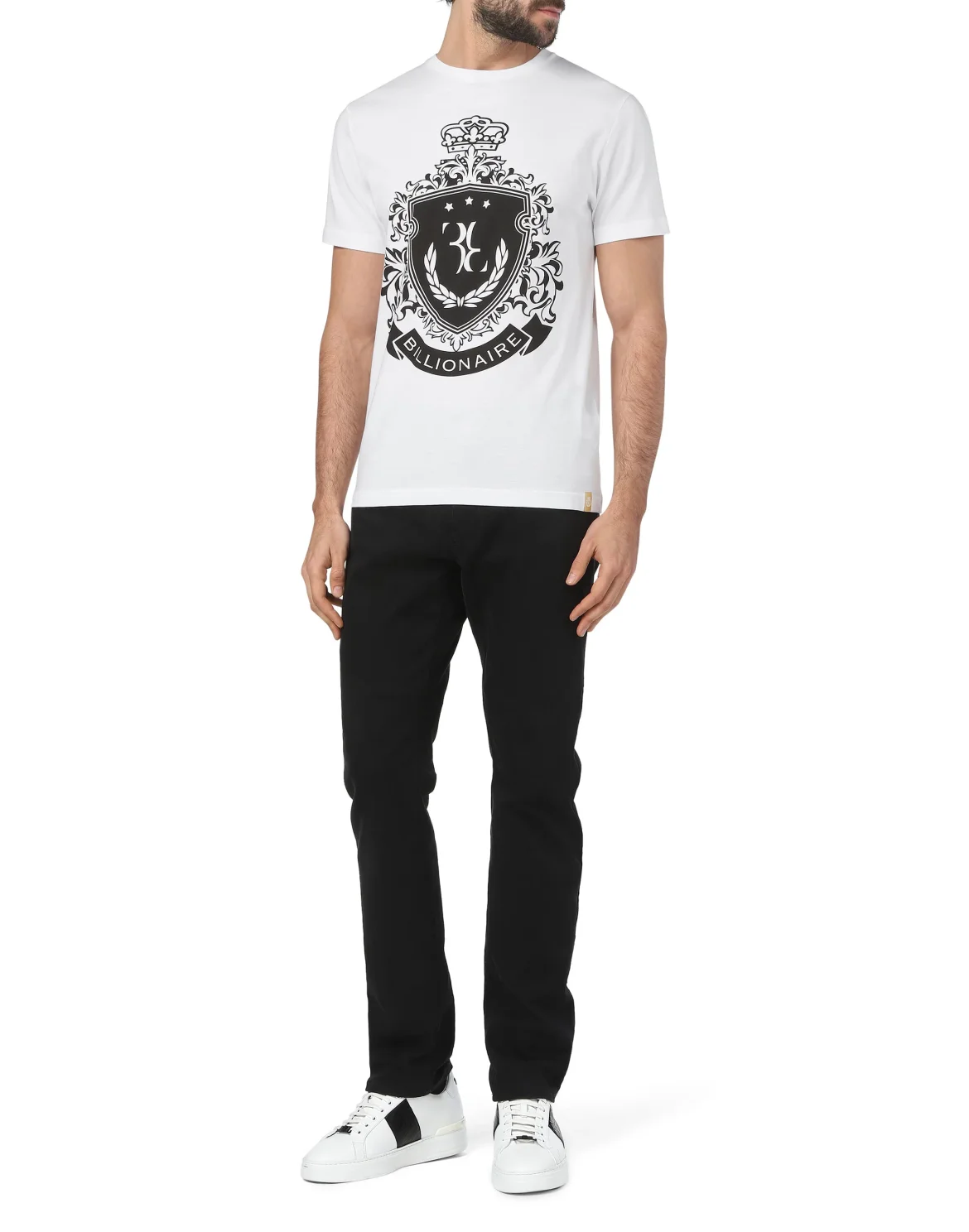 T-shirt Round Neck SS Crest, цвет: Белый