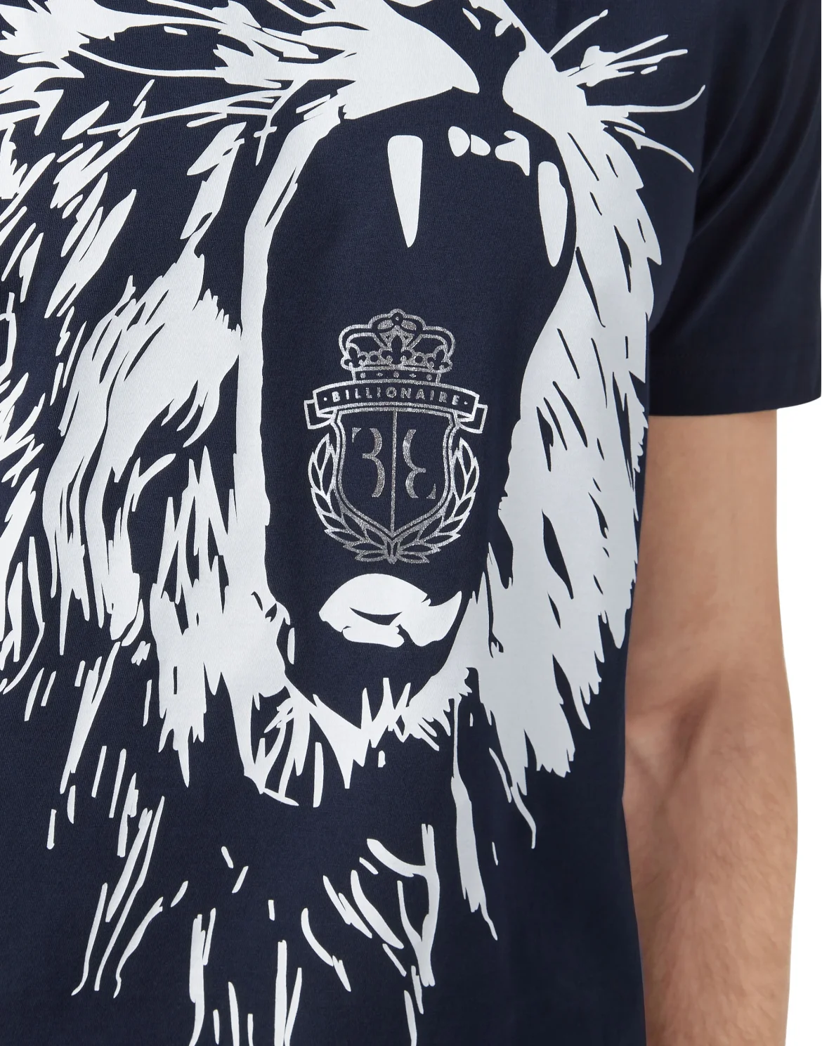 T-shirt Round Neck SS Lion, цвет: Синий