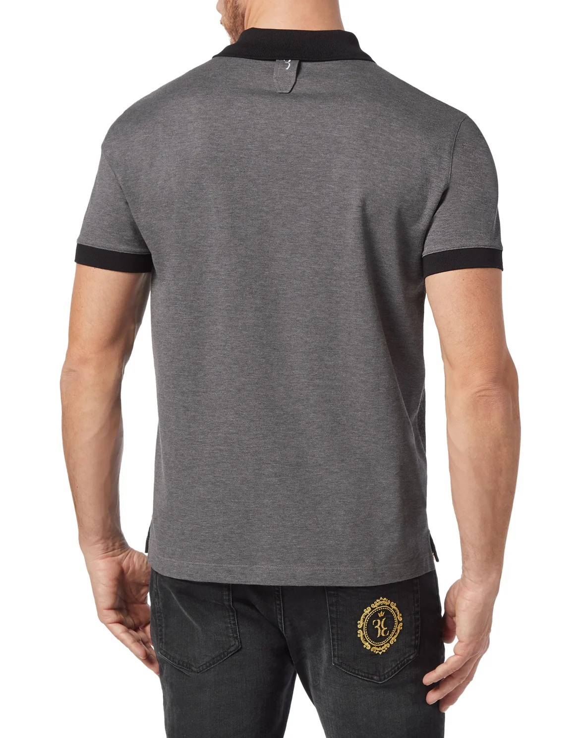 Polo shirt SS All over BB, цвет: Серый