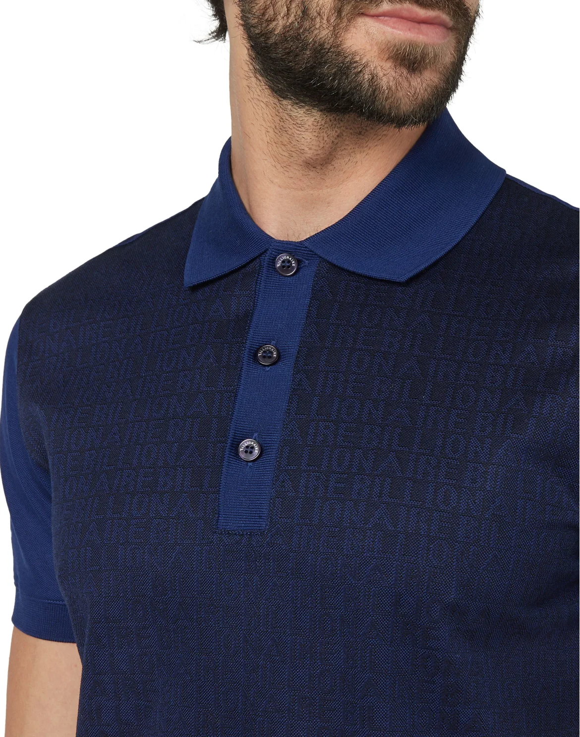 Polo shirt SS All over BB, цвет: Синий