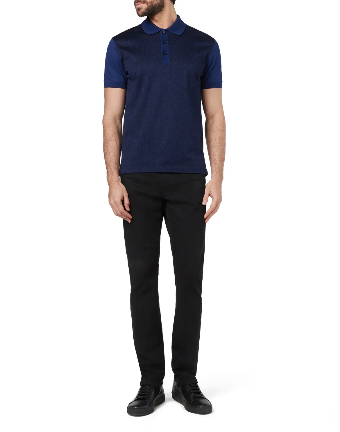 Polo shirt SS All over BB, цвет: Синий