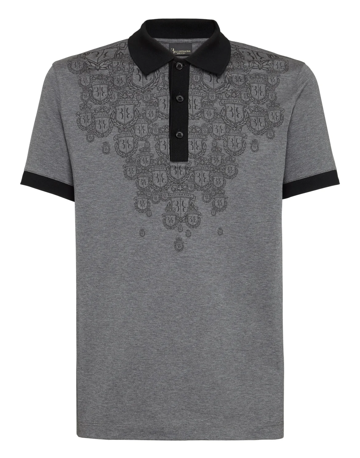 Polo shirt SS Crest, цвет: Серый