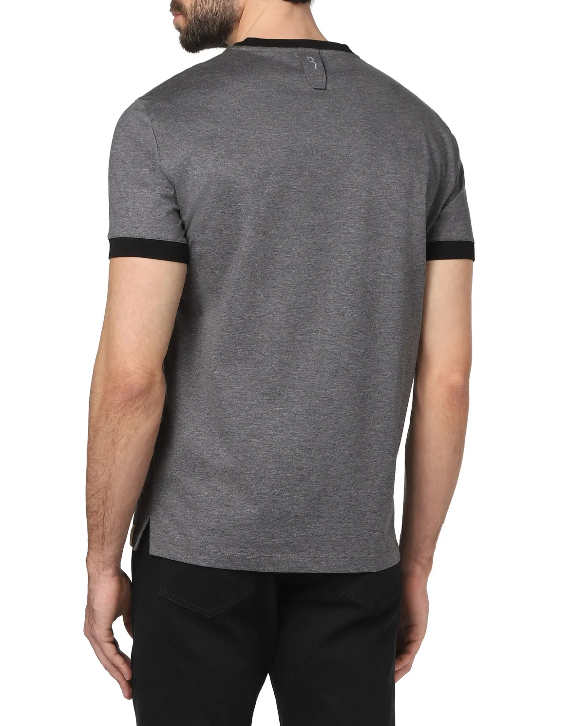 T-shirt Round Neck SS Crest, цвет: Серый