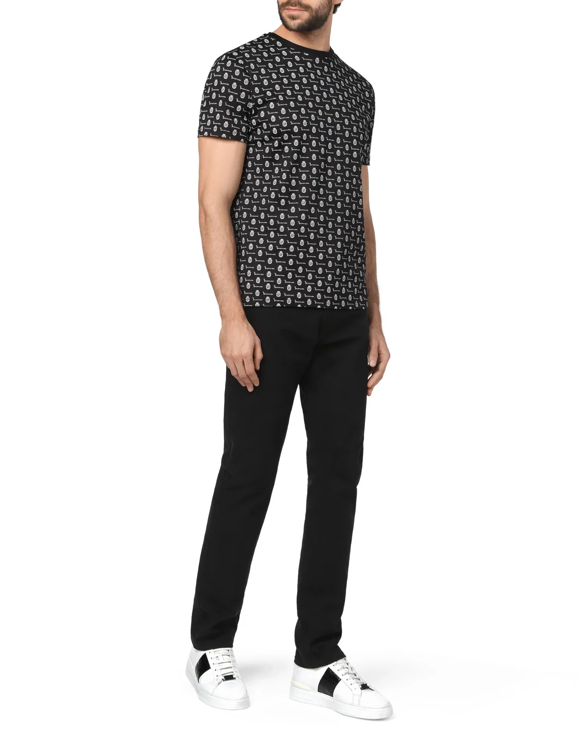 T-shirt Round Neck SS Crest, цвет: Черный