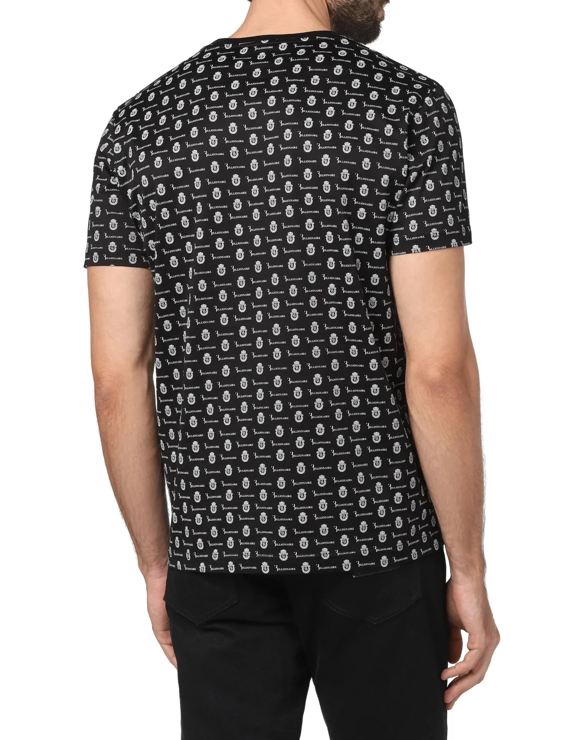 T-shirt Round Neck SS Crest, цвет: Черный