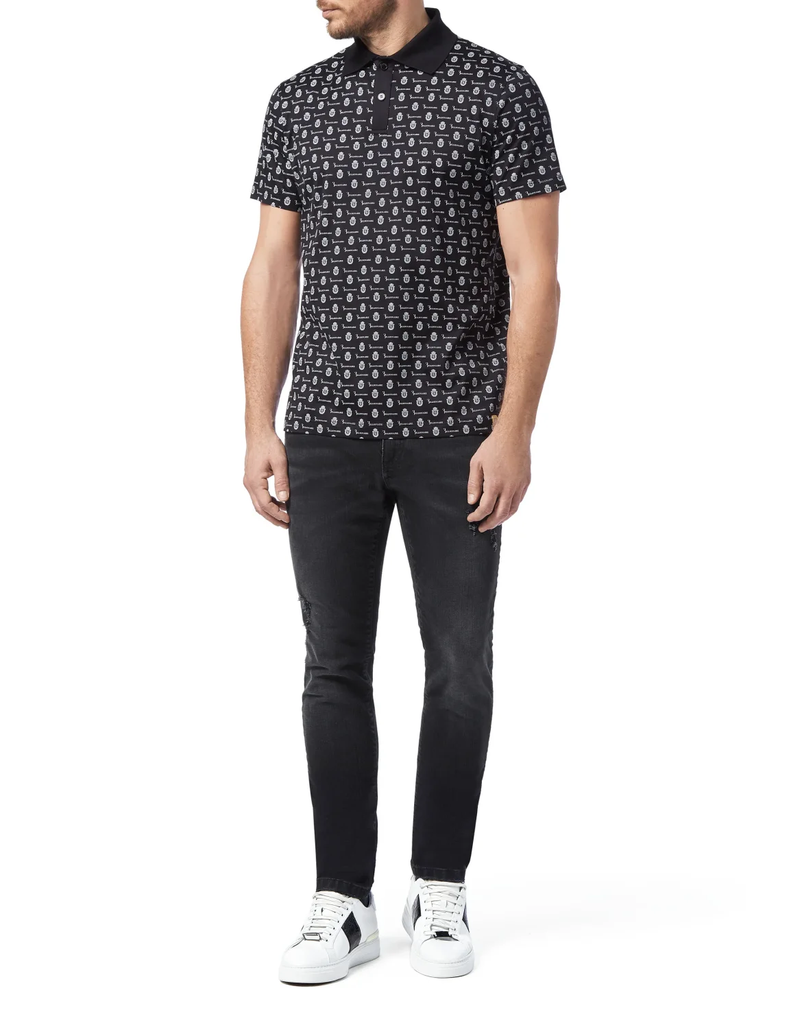 Polo shirt SS Crest, цвет: Черный