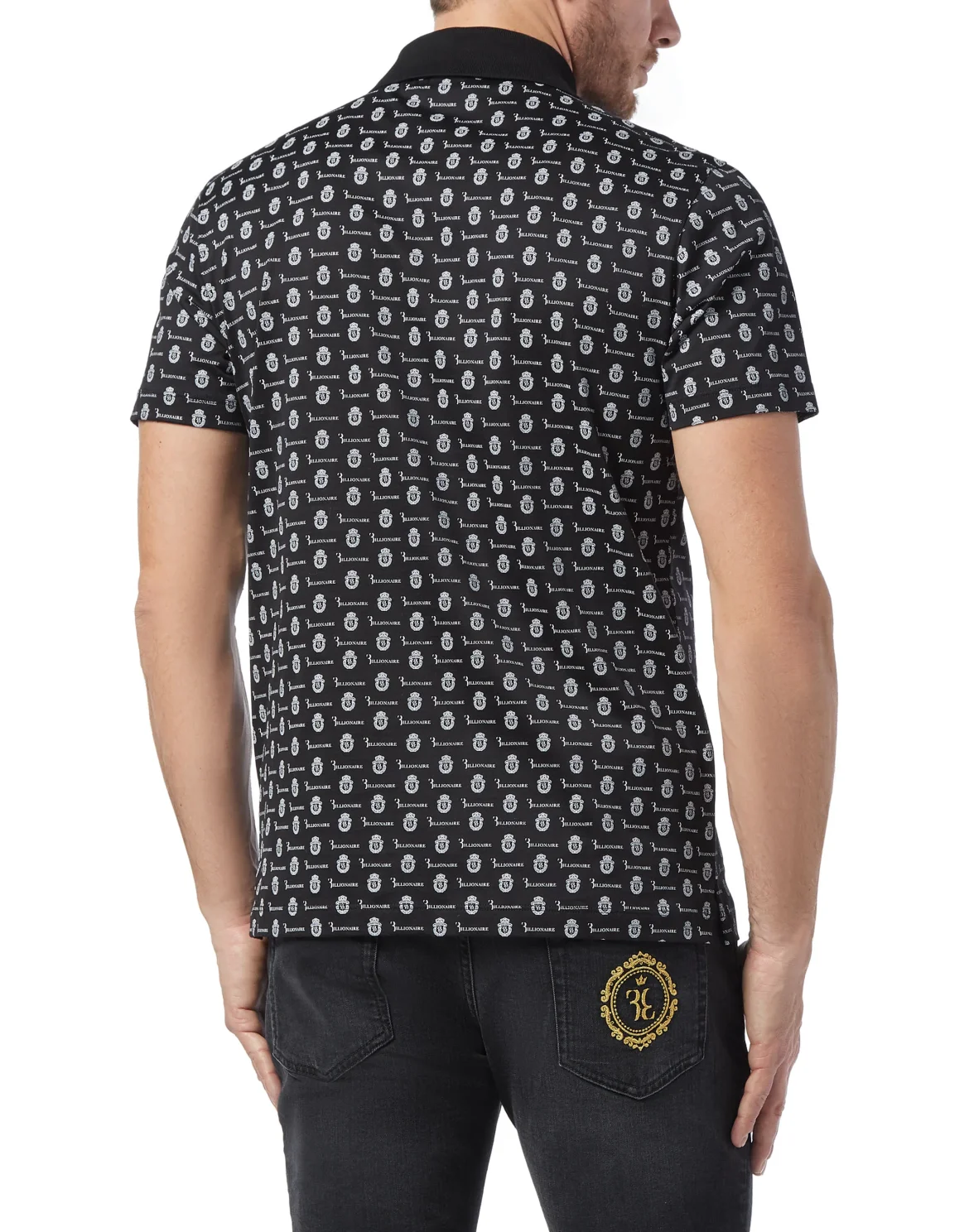 Polo shirt SS Crest, цвет: Черный
