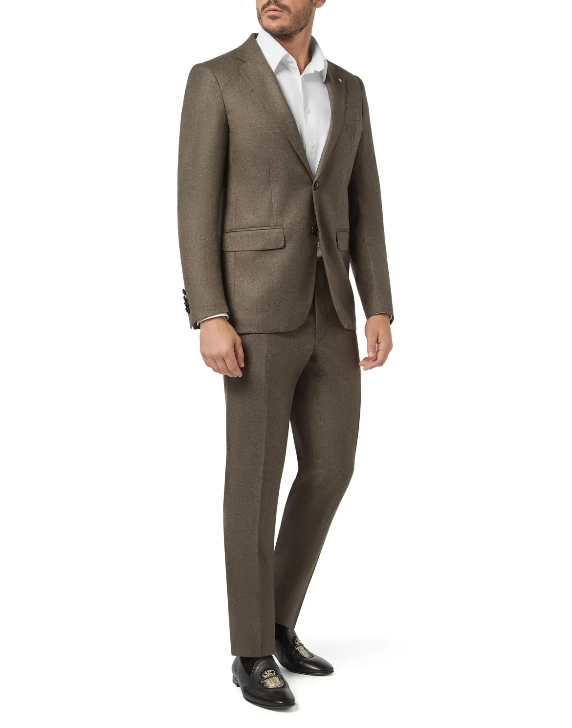 Blazer Super Slim Fit Crest, цвет: Коричневый