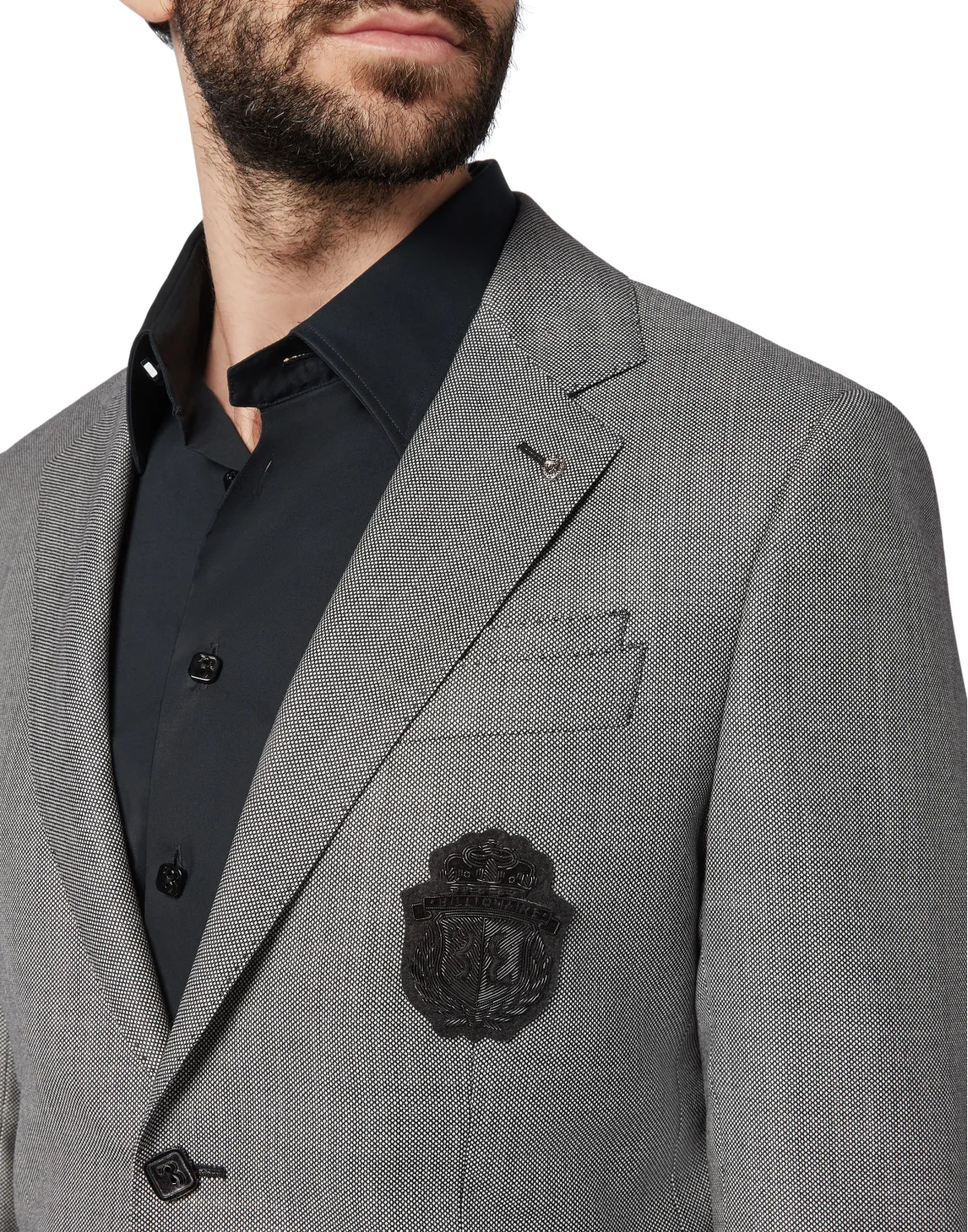 Blazer Super Slim Fit Crest, цвет: Белый