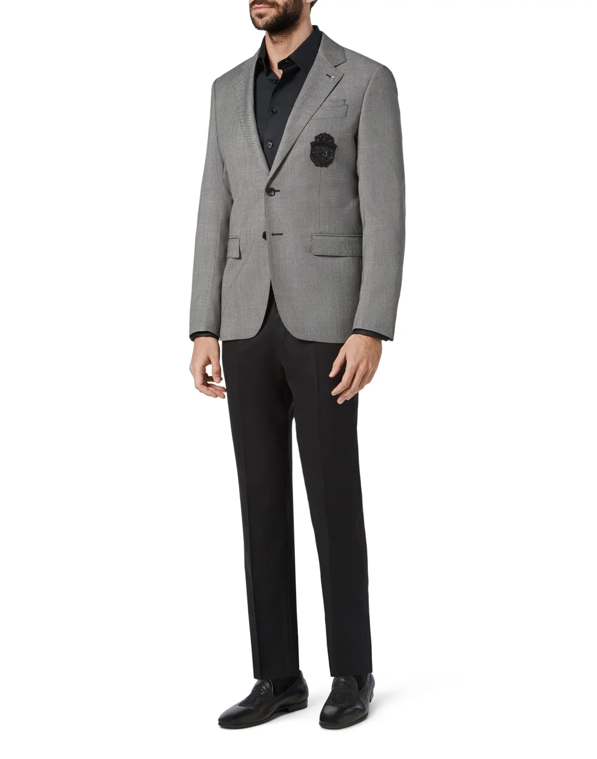 Blazer Super Slim Fit Crest, цвет: Белый