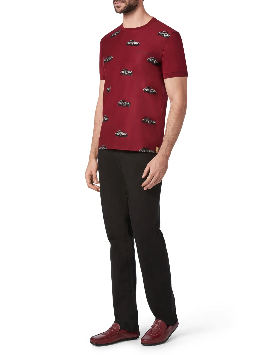 T-shirt Round Neck SS Cars Racing, цвет: Красный