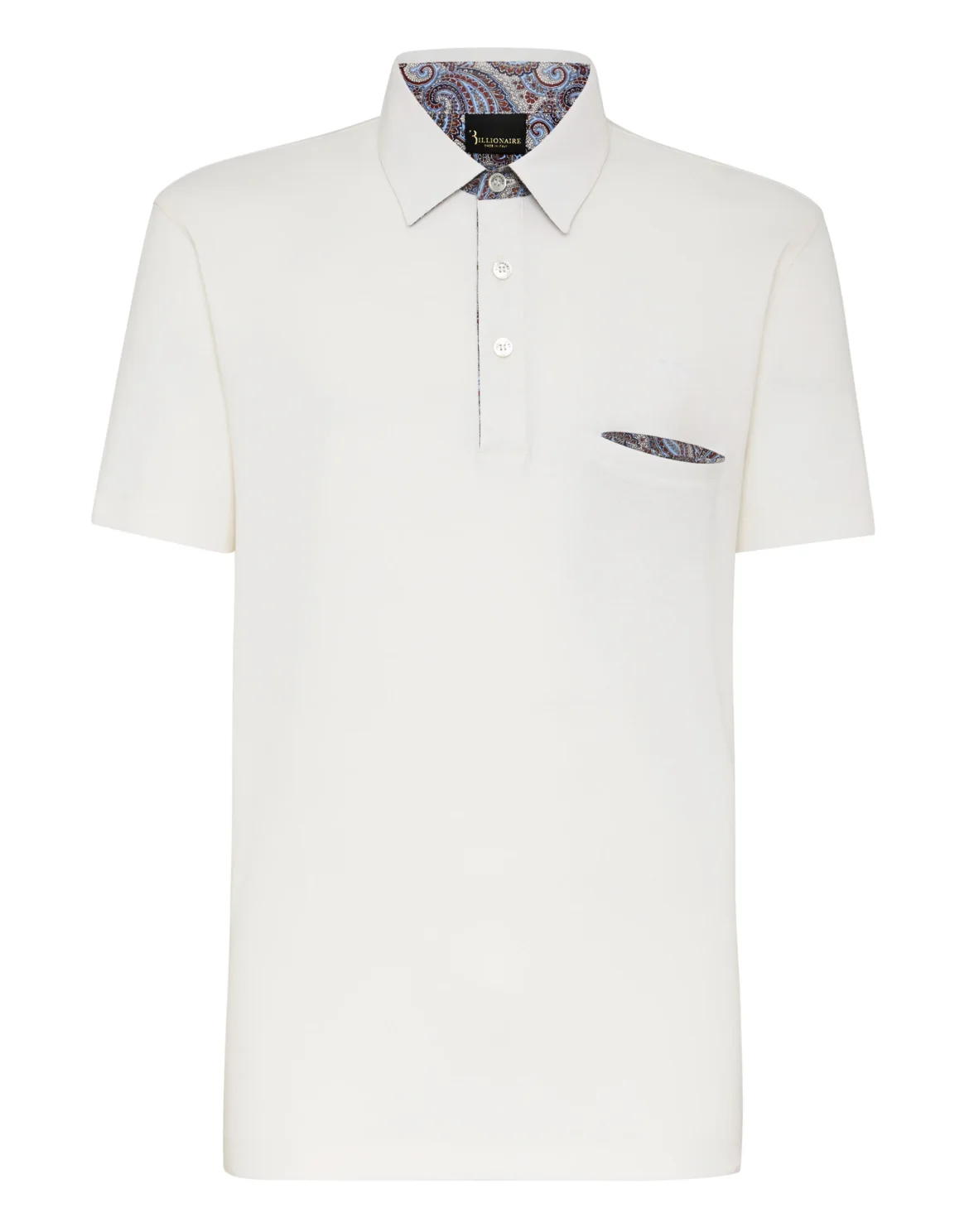 Polo shirt SS Paisley, цвет: Белый