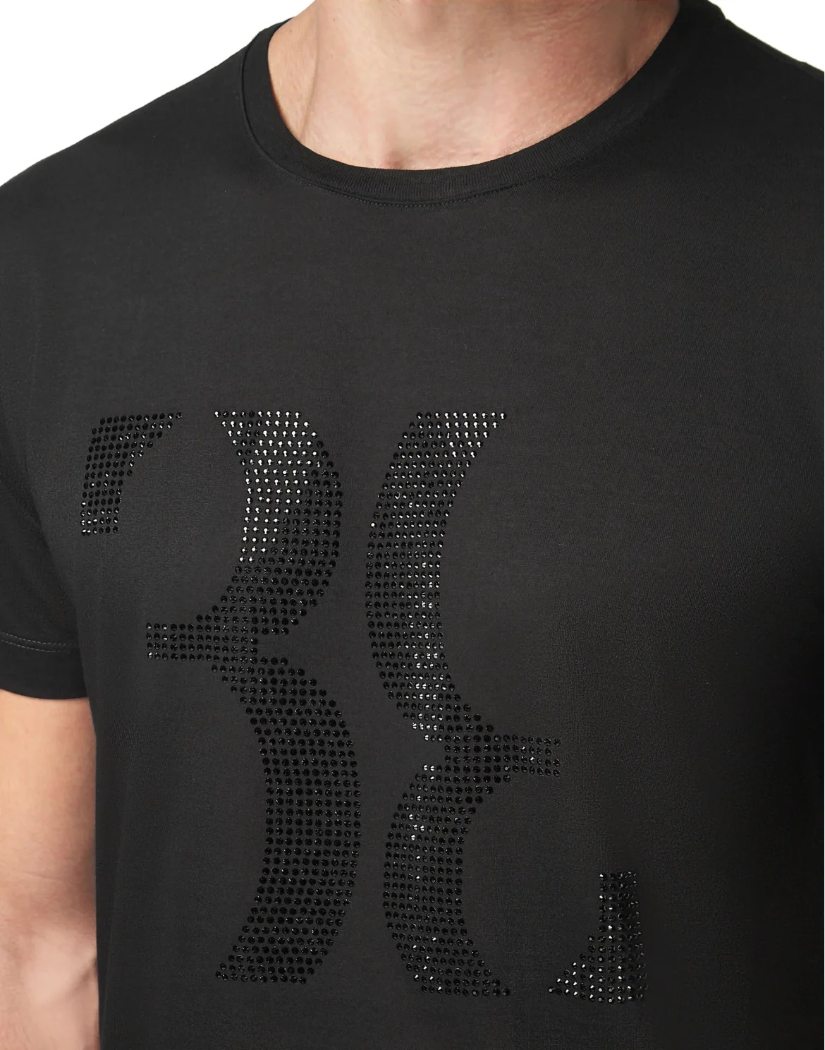 T-shirt Round Neck SS Double B, цвет: Черный