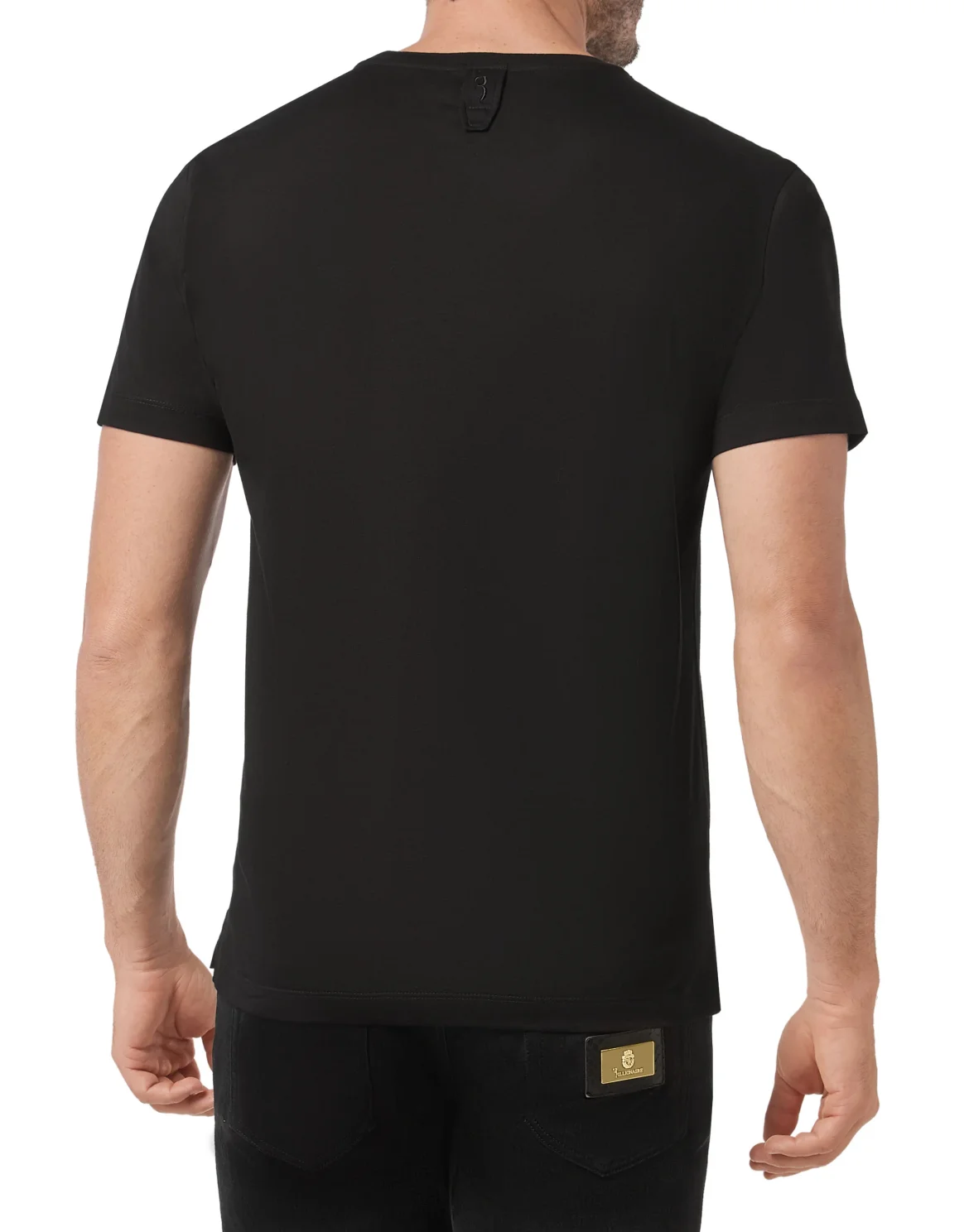 T-shirt Round Neck SS Double B, цвет: Черный