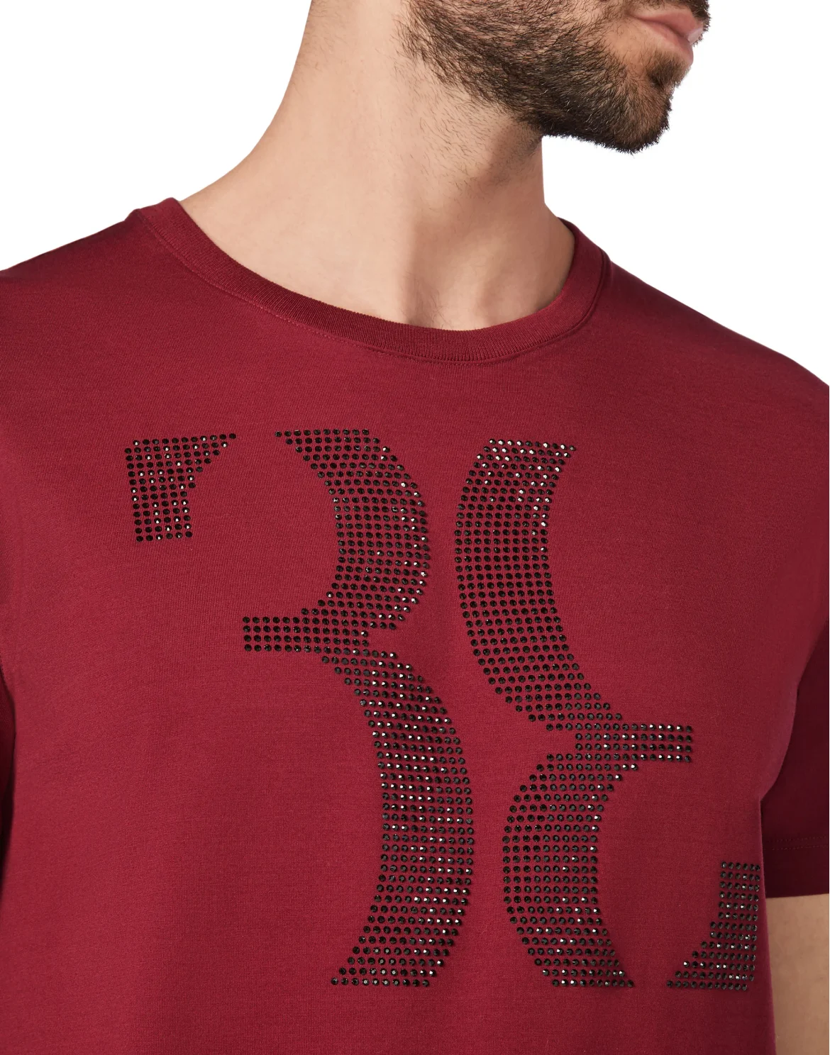T-shirt Round Neck SS Double B, цвет: Красный