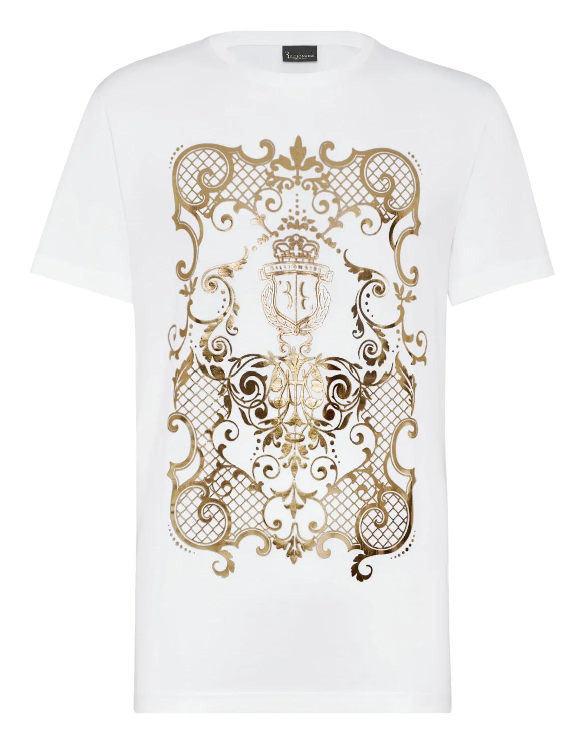 T-shirt Round Neck SS Baroque, цвет: Белый