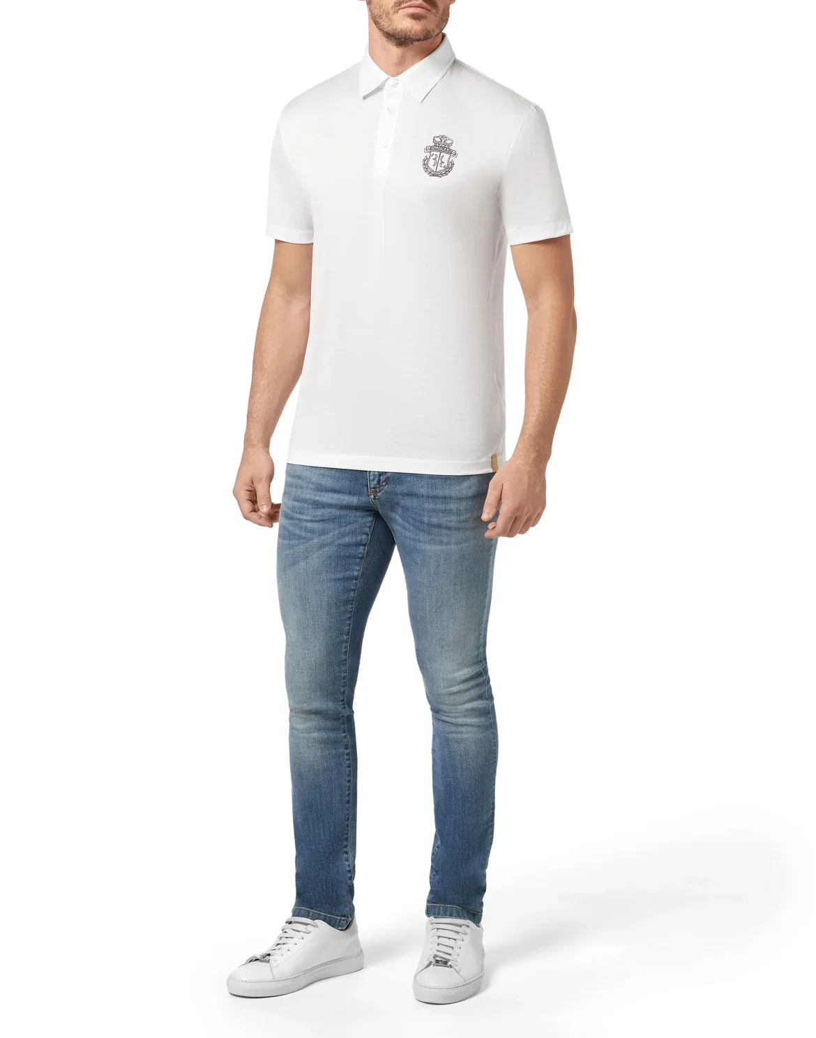 Polo shirt SS Crest, цвет: Белый