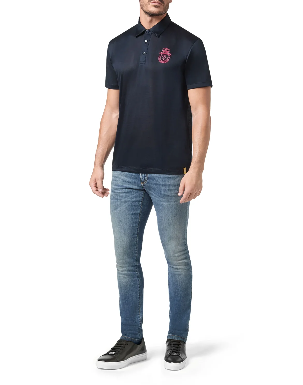 Polo shirt SS Crest, цвет: Синий