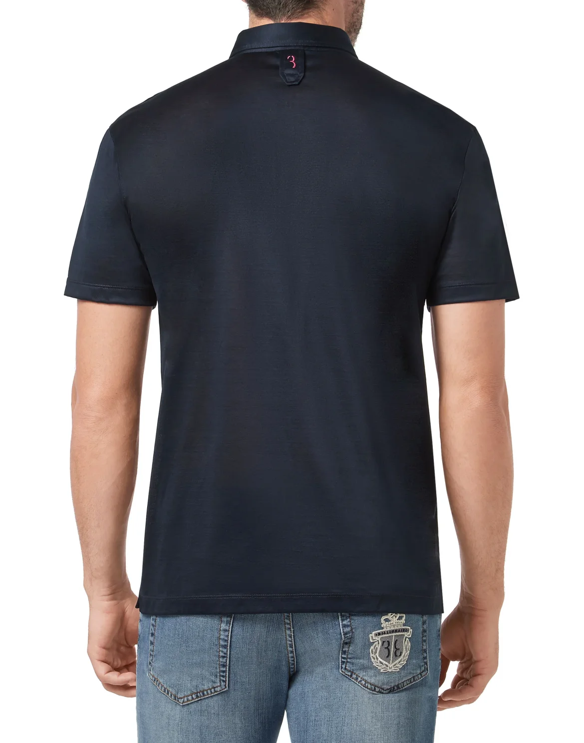 Polo shirt SS Crest, цвет: Синий