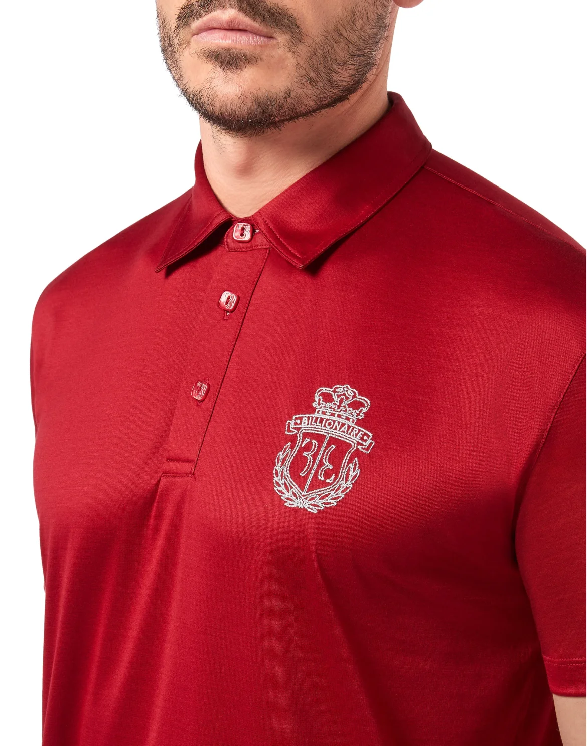 Polo shirt SS Crest, цвет: Красный