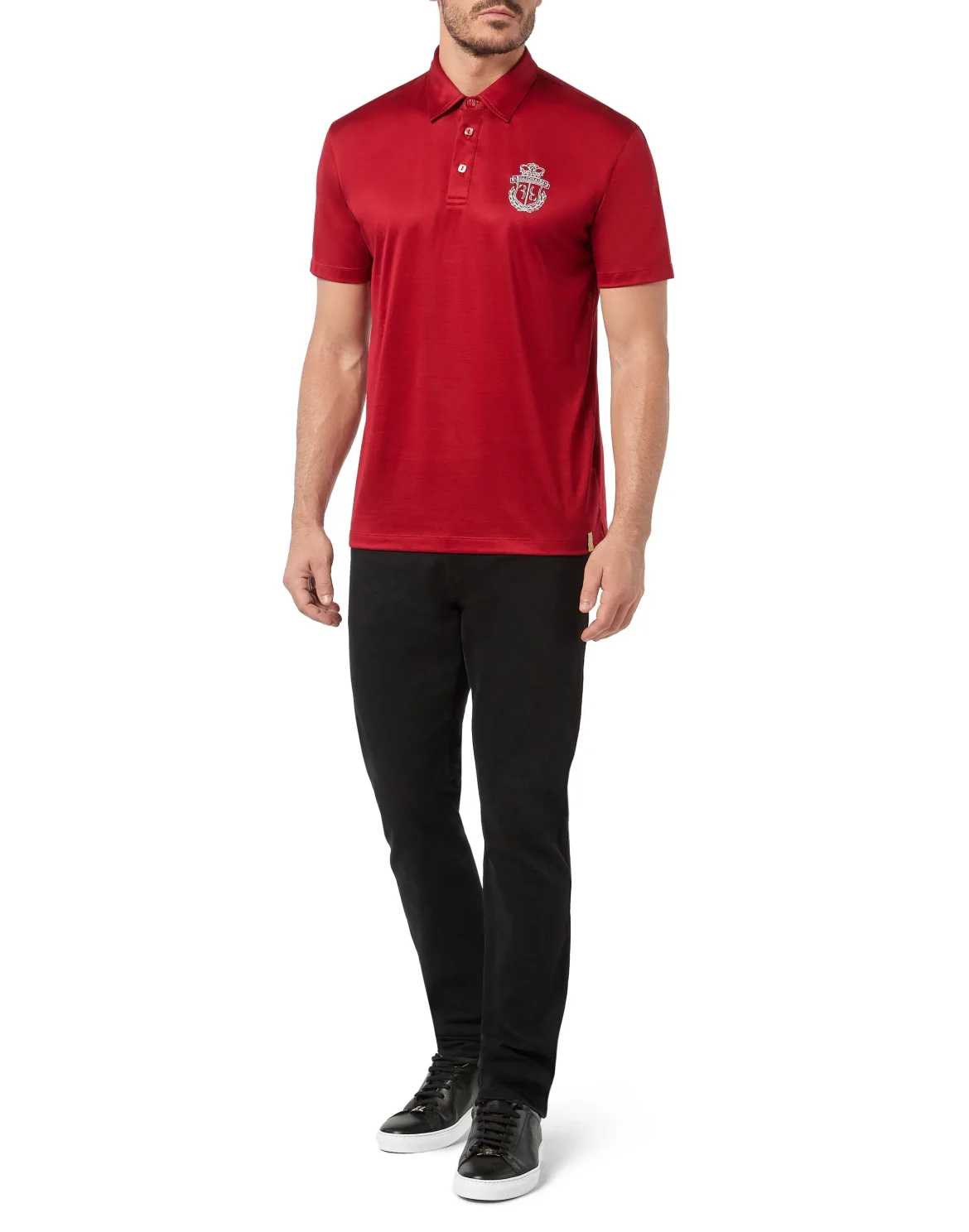 Polo shirt SS Crest, цвет: Красный