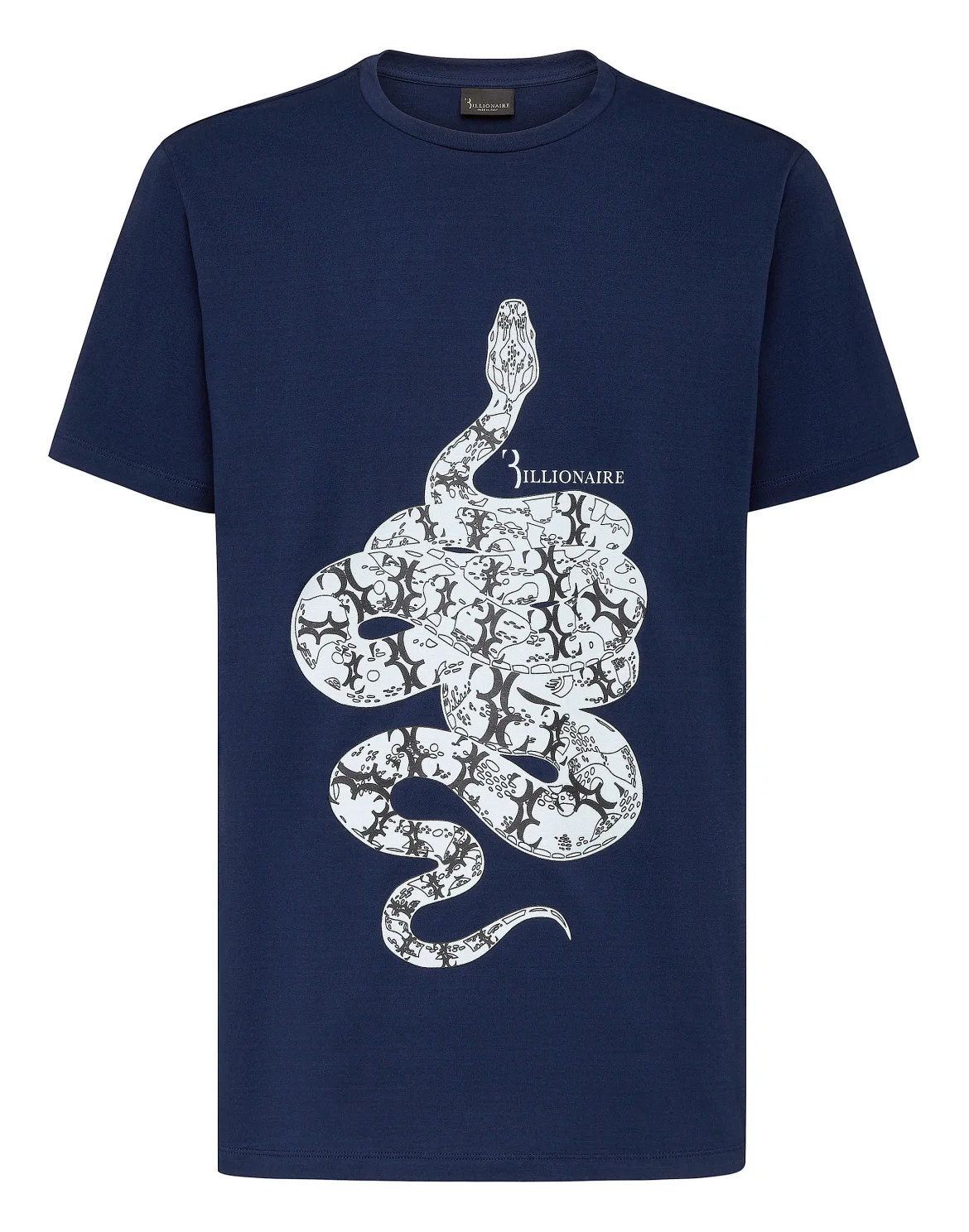 T-shirt Round Neck SS Snake, цвет: Синий