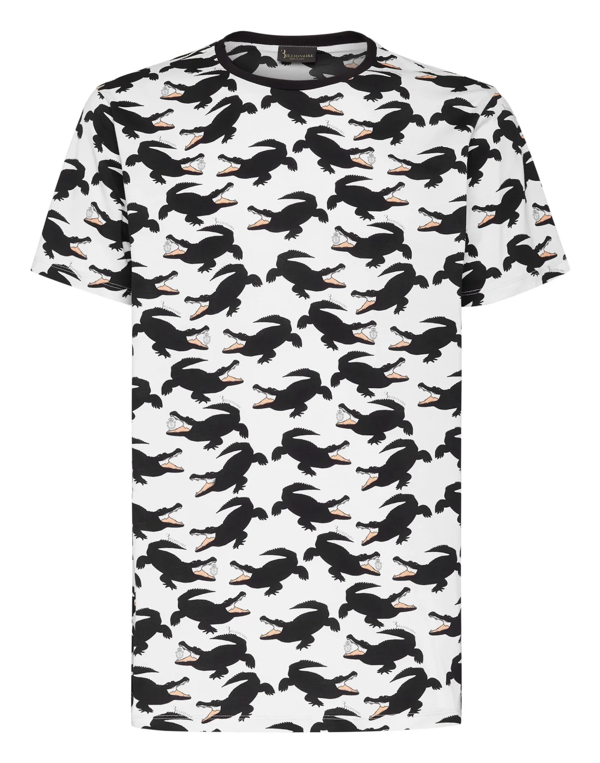 T-shirt Round Neck SS All over print Crocodile, цвет: Синий