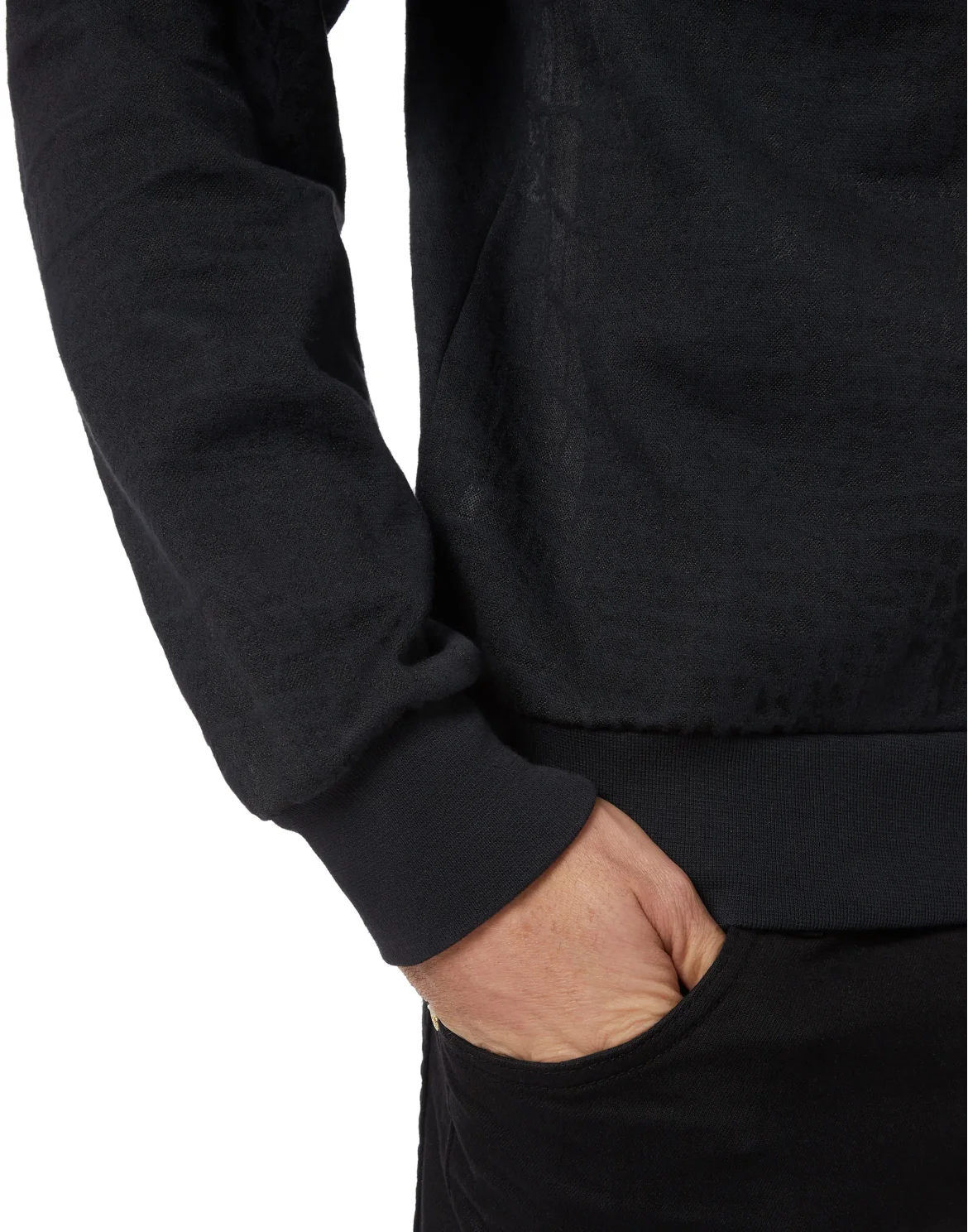 Sweatshirt LS Crocco Print, цвет: Синий