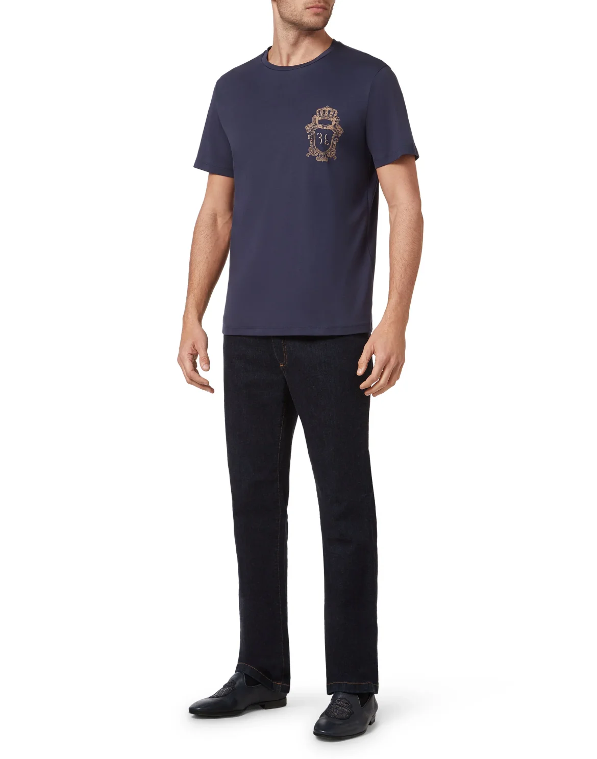 T-shirt Round Neck SS, цвет: Синий