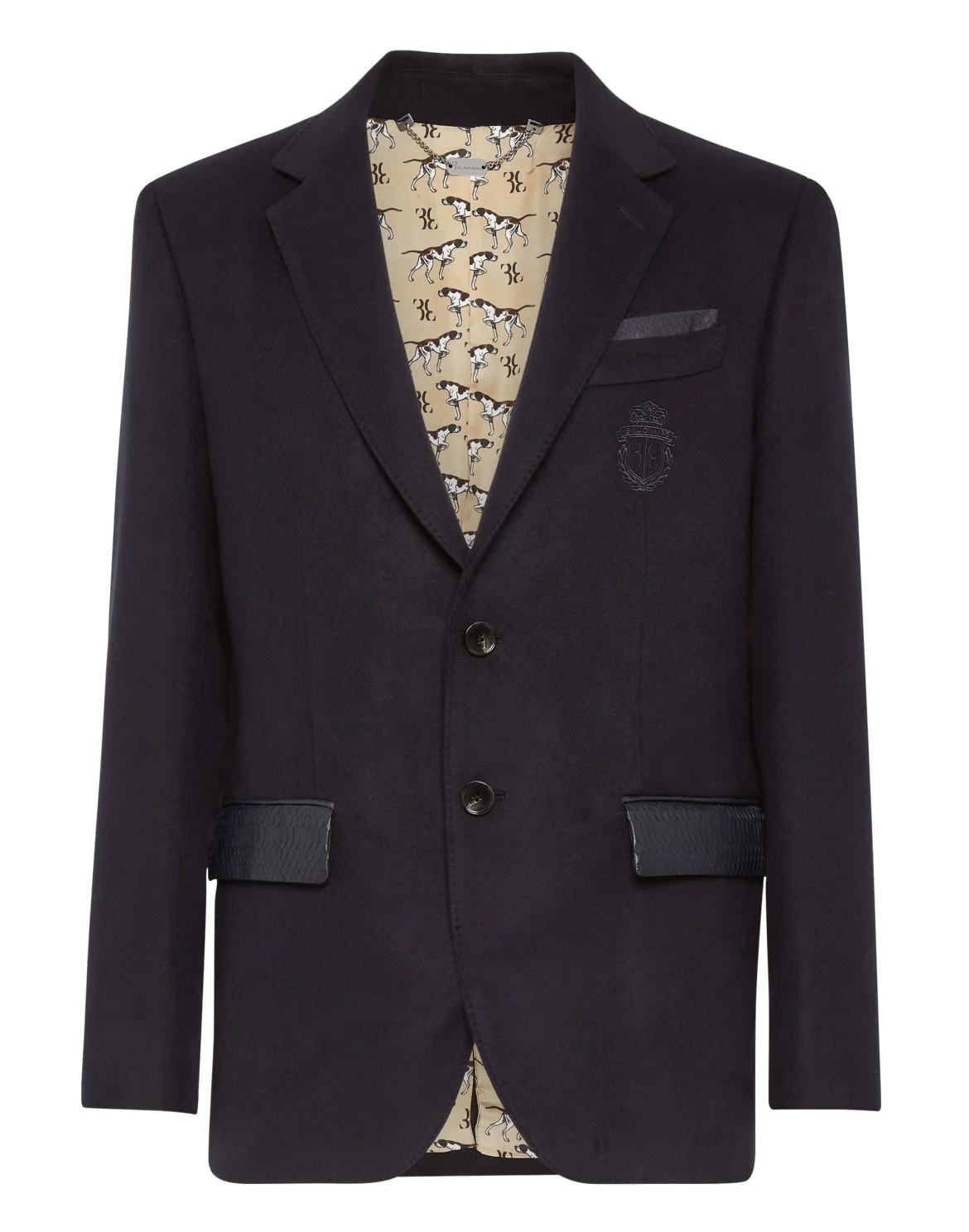 Silk and Elaphe Blazer, цвет: Синий