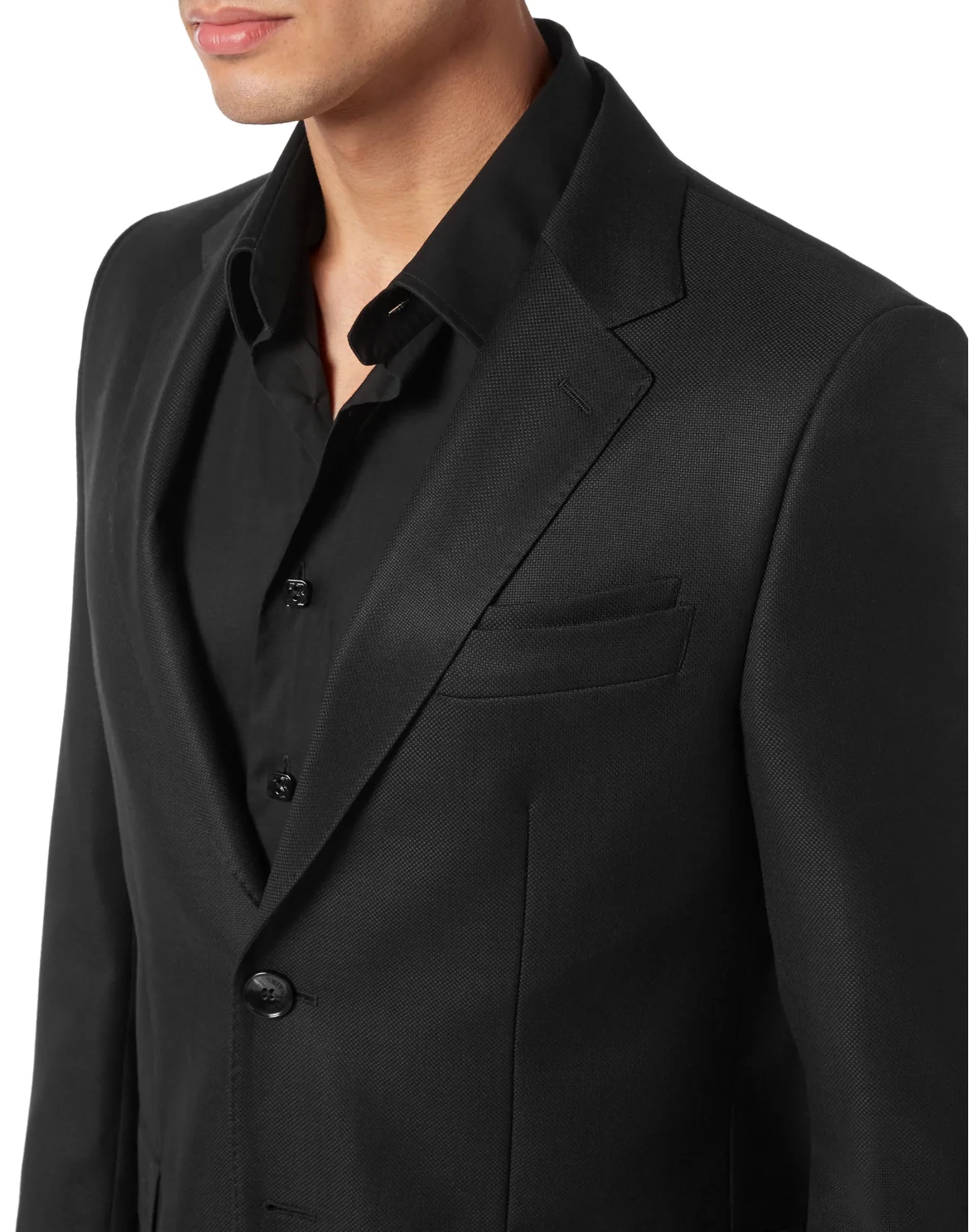 Light Wool Blazer, цвет: Черный