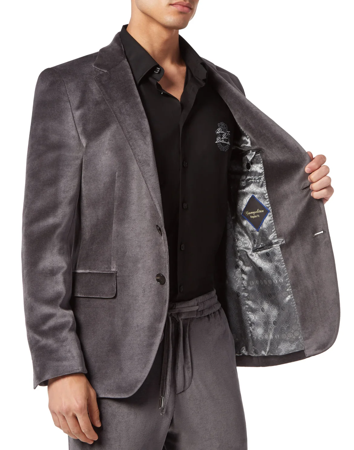 Chenille Blazer, цвет: Серый
